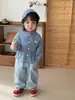 Conjunto de Chaqueta con Capucha a Cuadros para Niños Primavera y Otoño Conjunto de Dos Piezas: Camiseta Estampada de Manga Larga para Bebé e Infantil Pantalones Casuales de Pierna Ancha