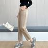 Pantalones Casuales de Pierna Angosta para Mujer, Cintura Alta, Ajustados y Sueltos, Pantalones tipo Daddy, Pantalones con Bolsillo Grande de Solapa, Estampado de Letras, Mercancía de Remate, Puestos de Calle en Liquidación
