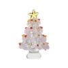 Árvore de Natal de cristal Artesanato Presente de Natal Jade em pó verde Mini árvore Desktop Sala de estar Micro paisagem Mini ornamentos