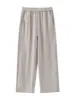 Pantalones Rectos de Lino Clásicos para Mujer Primavera y Verano 7358