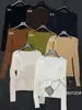 Nueva Colección Otoño/Invierno 2026: Suéter de Punto Redondo de Manga Larga Hecho a Mano con Ganchillo, Sencillo y Elegante para Mujer, Capa Base de Moda