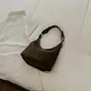 Bolso de mujer de gran capacidad, nueva colección otoño 2026, estilo retro, adecuado para ir al trabajo, bolso de hombro, material de gamuza, tamaño grande
