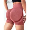 Pantalones de fitness comercio exterior transfronterizo cintura alta cadera vientre shorts running deportes transpirables que absorben el sudor pantalones de yoga mujer