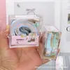 Caja Caricatura Linda Estrella Papel Hecho a Mano Rayado Estrella de Cinco Puntas Estrella de la Suerte Estrella de los Deseos diy Materiales Hechos a Mano