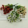 Amazon Flor Artificial Transfronteriza, Maceta de Plástico con Pensamientos, Pequeño Ramo de Flores para Arreglo, Flores para Decoración de Jardín