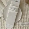Calcetines suxinaimin estilo retro relajado holgados para otoño e invierno, calcetines de canalé vertical de baja saturación hasta la mitad de la pantorrilla, calcetines para mujer de doble puntada
