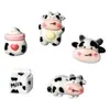 Accesorios de Resina DIY de Dibujos Animados Joyería Dibujos Animados Pegamento de Leche para Leche Pasador para el Cabello Funda para Teléfono Móvil Hebilla de Zapato Llavero