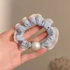 Goma para el pelo simple de satén estilo coreano para mujer, sujetador antideslizante para coleta alta, cuerda de pelo colorida, accesorio para el pelo elástico