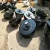 Rueda plana sólida para patinete juego de ruedas de pista unilateral juego de ruedas para mina subterránea fabricante