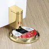 Sin perforaciones a prueba de viento no magnético succión puerta de baño trasera anti-colisión mecánica succión de puerta ajustable fuerte puerta toque largo