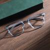 Montura simple de gafas montura para hombre de acero inoxidable de alta elasticidad sin tornillos de alto ajuste lente para miopía montura completa montura para gafas ópticas