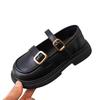 Sapatos de Princesa de Couro para Meninas 2026 Nova Coleção Primavera e Outono Menina Pequena Preto Performance Escolar Versão Coreana Sapatos Individuais Infantis Atacado