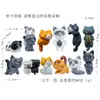 12 Modelos 4ª Generación Familia del Pequeño Zhang Gato Mengli Figura DIY Jardín Fresco Plantación Horneado Suculentas Paisajismo Muñeca Adorno