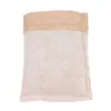 Saco de Linho Personalizado em Branco com Cordão para Armazenamento de Grãos Pequeno Saco de Pano com Logotipo Imprimível Saco para Embalagem de Arroz