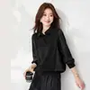 Estilo Novo Primavera 2026 Pulôver Casual Oversized Conjunto Falso de Duas Peças
