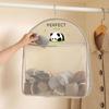 Bolsa de Armazenamento de Meias Panda Multicamadas Roupa Íntima Rede Respirável Lavável Dobrável Sutiã Roupas Porta do Guarda-roupa Traseira Bolsa para Pendurar