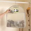 Bolsa de Almacenamiento de Ropa Interior de Calcetines de Panda Multicapa Malla Transpirable Lavable Plegable para Sujetadores Ropa Puerta de Armario Trasera Bolsa Colgante