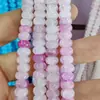 Cuentas de Ábaco Teñidas al Agua de 8x5 mm, Cuentas de Vidrio que No se Desvanecen, Cuentas Sueltas de Vidrio, Materiales para Joyería de Pulseras, Venta al por Mayor para Manualidades con Cuentas