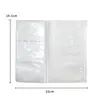 Bolsa Transparente de PVC com Zíper e Múltiplos Compartimentos A6 Núcleo Interno para Caderno de Viagem Borracha Macia Fosca Bolsa de Armazenamento com Zíper para Cartões de Visita Personalização