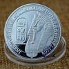 Medalha de metal banhado a 999 medalha de prata coleção de relevo moeda artesanato de viagem Esfinge