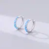 Pendientes Exquisitos de Ópalo Ins Estilo Coreano Plata de Ley 925 de Gama Alta Brazaletes de Oreja de Ópalo Fantasía Para Dormir Sin Quitarse Aro de Oreja Personalizado