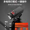 Luz de Bicicleta Inteligente Digital com Display Transfronteiriço, Luz de Ciclismo ao Ar Livre Ultrabrilhante, Farol Dianteiro para Ciclismo Noturno, Lanterna de Mão