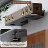 Soporte de Pared para Altavoces de TV/Monitor con Forma de Tira, Estante de Almacenamiento en Pared, Montaje en Pared de Acero al Carbono