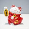Adornos de cerámica de gato de la suerte de estilo japonés para ahorrar dinero, alcancía, apertura de caja registradora, regalo de escritorio para el hogar, gato de la suerte