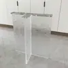 Pernas de Mesa Luminosas Acrílicas Foscas Pernas de Mesa de Toucador Estrutura de Suporte Pernas Mesa de Ilha Barra de Suporte de Mesa Canto de Mesa com Luzes