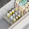 Divisor de partição de freezer, prateleira de painel interno unilateral, grade, prateleira de armazenamento de freezer doméstico, divisor de armazenamento