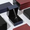 Caja de embalaje de joyería con LED cepillado, anillo de luz, colgante, pulsera, caja de cuero PU, caja de embalaje de joyería, caja de joyería, precio especial
