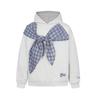 Bufanda de Cuadros Americanos 2025 Otoño e Invierno Nueva Sudadera con Capucha High Street Compuesta Mismo Estilo para Hombres y Mujeres Tops de Pareja
