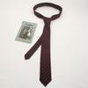 Corbata Rayada JK/DK Rojo Dorado Dorado Cian Dorado Negro Dorado Volcán Negro Manos Estilo Universitario 6cm de Largo Estudiante Hombres y Mujeres Tendencia