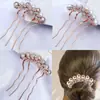 Peine de Metal de Gama Alta Elegante Mariposa Destacado Perla Peine para el Cabello Pinza para el Cabello Adorno para la Cabeza Me encanta llevar con trémolo