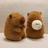 Comercio exterior ocho muñeca capuleto rosa peluche capibara muñeco peluche cobaya de agua fabricantes de máquinas de garra al por mayor