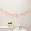 Bandera de feliz cumpleaños decoración de fiesta diseño de escena niño y niña de un año accesorios para fotos infantiles bandera colorida
