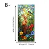Huevo de Conejo Pintado de Pascua Transfronterizo Película Electrostática Escarchada Crea una Atmósfera Cálida y Festiva Pegatinas Decorativas para Ventana