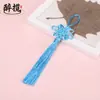 Colgante Pequeño de Borla China Borlas Ventilador Estilo Antiguo de 6 Discos Marcapáginas Colgante DIY Empaque Accesorios de Regalo Fabricante Mayorista
