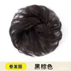 Peluca Esponjosa de Simulación para Mujeres, Moño Alto, Broche para el Cabello de Flor en Capullo, Suministro Directo del Fabricante, Artículos en Stock Transfronterizos, Anillo para el Cabello de Seda de Alta Temperatura