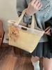 Bolso Transfronterizo para Mujer, Lindo Bolso Bandolera de Gamuza Nicho Bolsa Cesta de Verduras, Bolso Cubo de Felpa de Terciopelo para Llevar en la Mano, Versátil para Otoño e Invierno