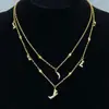 Collar Réplica de Diseñador Estilo Europeo y Americano Transfronterizo con Etiqueta, Fotos Reales, Múltiples Accesorios, Collar de Moda de Lujo de Alta Gama para Mujer al por Mayor
