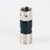 RG6 cabeza F extruida al por mayor cabeza F niquelada de cobre conector coaxial RF pulgada PPC XL elemento de TV