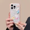 Funda de Teléfono Móvil Estilo Veraniego de Puesto de Frutas Adecuada para Apple 16Promax Color de Contraste Dopamina Dos en Uno Anticaídas Apple 14