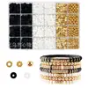 Amazon para 24 5 colores de cuentas de arcilla cuentas espaciadoras traje para niños niña pulsera fabricación de joyas traje