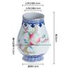 Novo Vaso de Mesa de Cerâmica Pastel Antigo Pintado à Mão Chinês Suporte Antigo Ornamentos de Cerâmica Ornamentos de Vaso da Coleção de Cerâmica