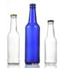 Botella de vidrio para refresco de 330ml botella de vino 250ml 500ml botella de cerveza de vidrio transparente marrón botella vacía