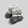 Botas de Neve Bell 2025 Três Usos Destacáveis Fair Isle Forradas com Lã Moda Versátil Quentes de Inverno Algodão Lz9002