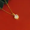 Pendente de Diamante Micro-Incustado Exquisito Moda Anel Aberto Ajustável Brincos de Tarraxa Redondos Versáteis Fornecimento de Fábrica