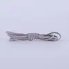 Cordones elásticos de 4 mm en stock, cinturillas, cordones elásticos deportivos y casuales, cordones perezosos sin atar, cordones planos de 0.4