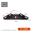 Pieza de Fijación de Esquina Blanda para Cama Estilo Código de Fijación de Cama Blanda Código de Ángulo Recto Grande Triángulo Código de Ángulo de Cuatro Agujeros Accesorios para Marco de Lamas de Cama